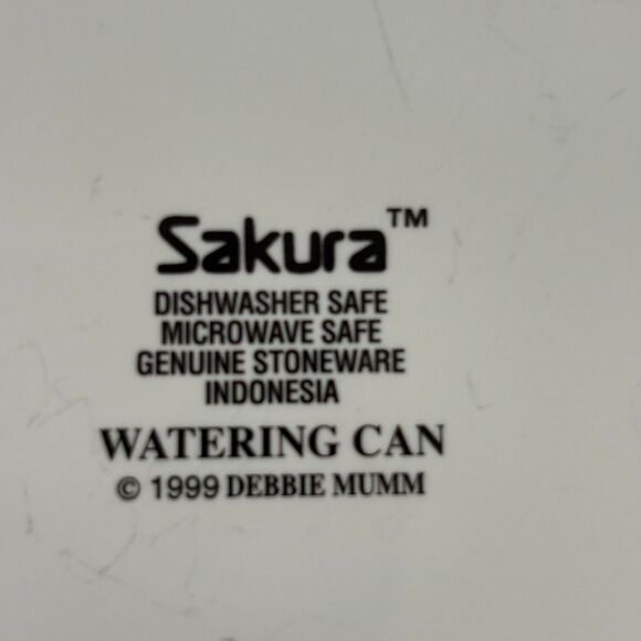 Vintage Debbie Mumm Dessert Plates Sakura Cottagecore Country 1990s Garden - Picture 4 of 5